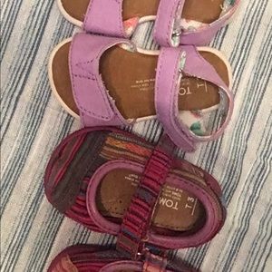 Toms sandal & shoe toddler size 3 Get both for $20
